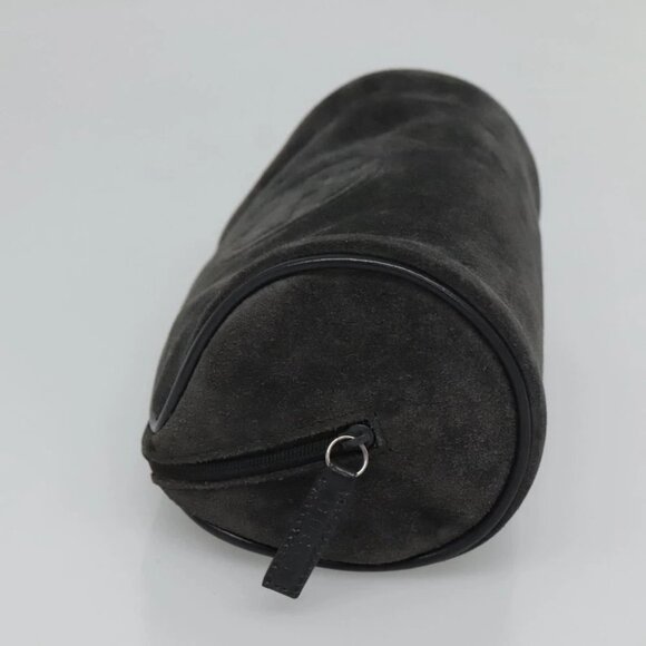 GUCCI Pouch Suede Gray Auth BA1009 - Picture 12 of 16